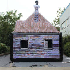 Giant Inflatable Log Cabin Model Meichen Exhibition Event Decoration Inflatable Factory Direct Supply