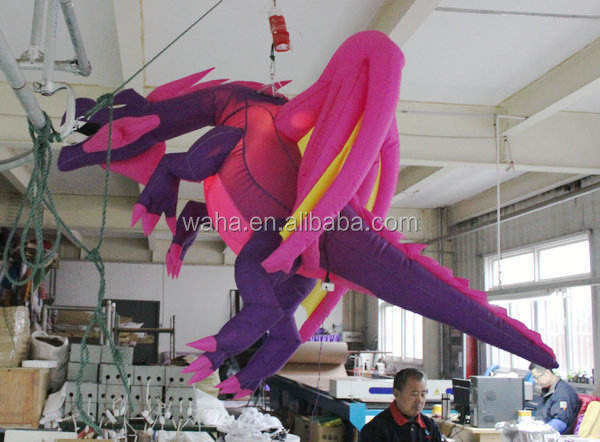 Hanging Inflatable Red Fantasy Dragon Decoration Meichen Ceiling Event Display Inflatable Factory Direct Supply