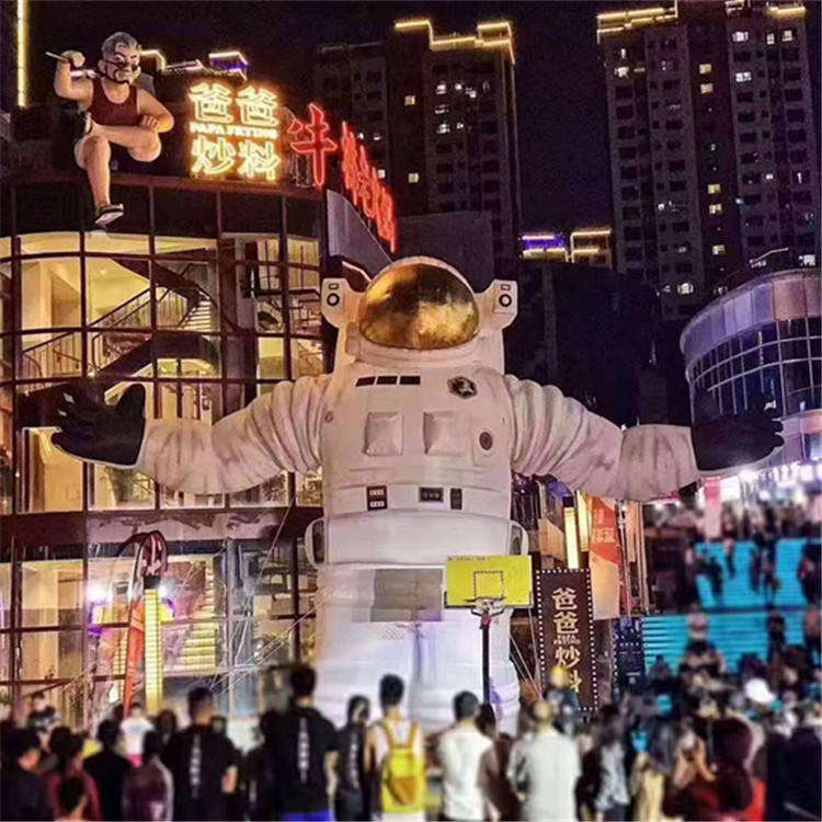 Custom Giant LED Astronaut Inflatable Decoration for Mall Event Display Decoration  Professional Inflatable Factory Manufacturer