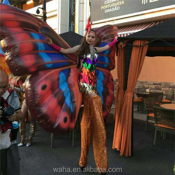 Inflatable Butterfly Fairy Costume Meichen Festival Parade Performance Inflatable Factory Direct Supply