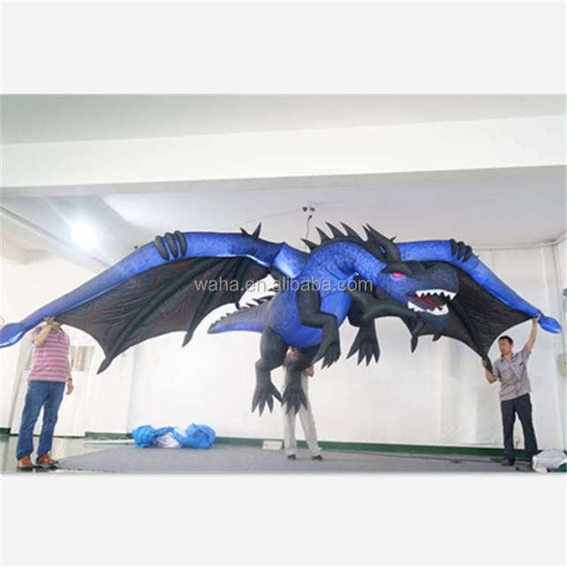 Hanging Red Inflatable Flying Dragon Decoration Meichen Ceiling Event Display Inflatable Factory Direct Supply