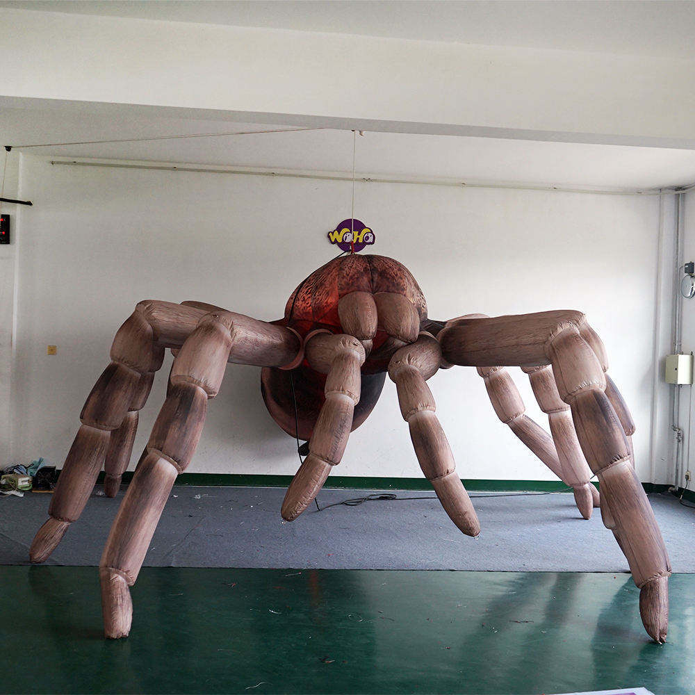 Illuminated Realistic Tarantula Inflatable Sculpture for Festival Display Decoration | OEM Inflatable Factory