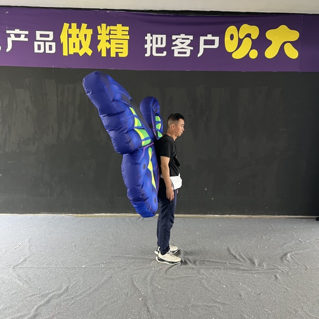 Custom Wearable Butterfly Wings Inflatable Costume for Festival Parade Event Display Decoration Professional Inflatable Factory