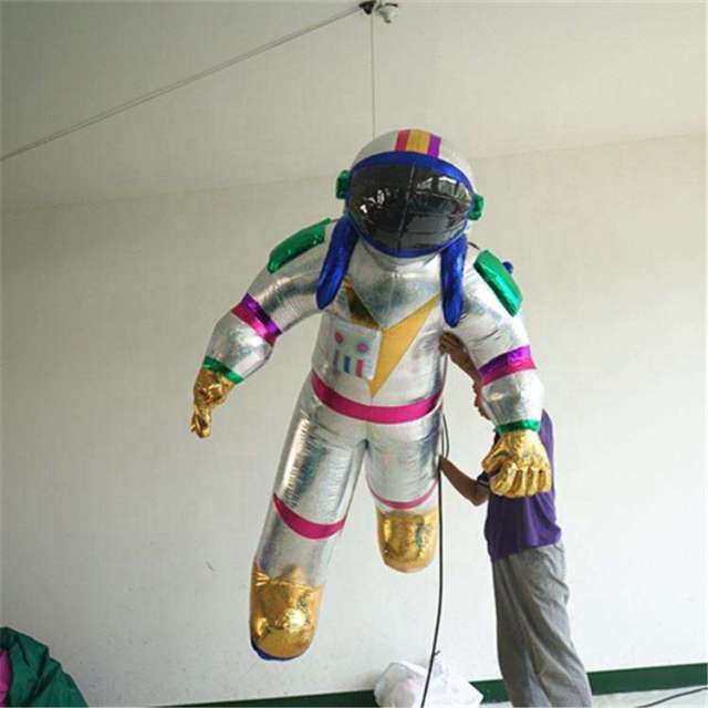 LED Inflatable Astronaut Light up Decoration Meichen Space Event Advertising Inflatable Factory Direct Supply