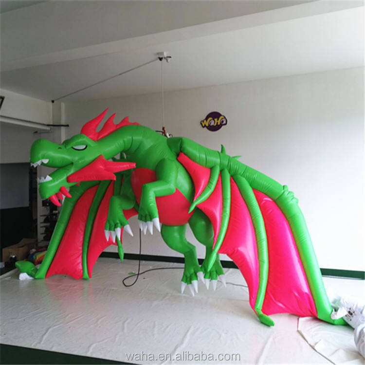 Hanging Red Inflatable Flying Dragon Decoration Meichen Ceiling Event Display Inflatable Factory Direct Supply