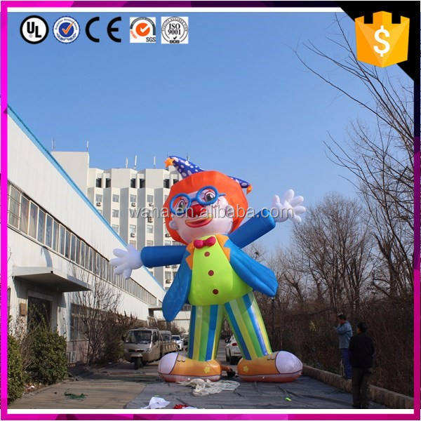 Giant Inflatable Circus Clown Model Meichen Carnival Event Decoration Inflatable Factory Direct Supply