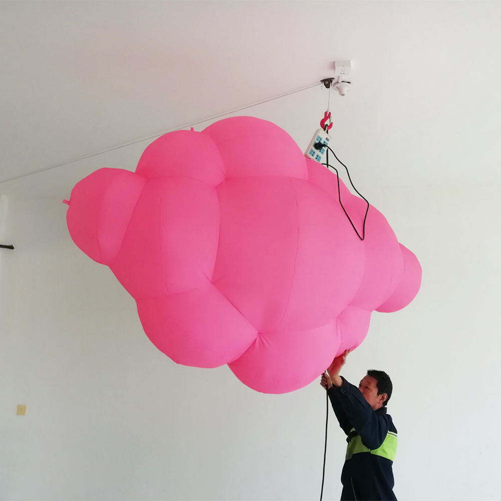 Custom Floating LED Cloud Inflatable for Festival and Event Display Decoration | OEM Inflatable Factory