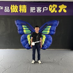 Custom Wearable Butterfly Wings Inflatable Costume for Festival Parade Event Display Decoration Professional Inflatable Factory