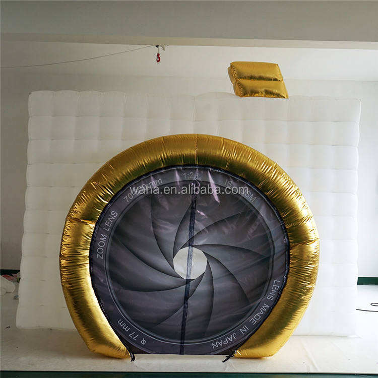 Custom White Inflatable Photo Booth Shelter Tent for Mall Event Display Decoration | Direct Inflatable Factory