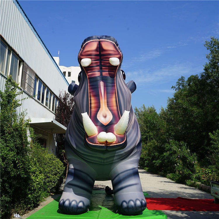 Inflatable Hippo Decoration Meichen Outdoor Event Display Advertising Inflatable Factory Direct Supply