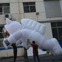 Custom Astronaut Cat Inflatable Decoration for Mall Display Decoration | Professional Inflatable Factory Manufacturer