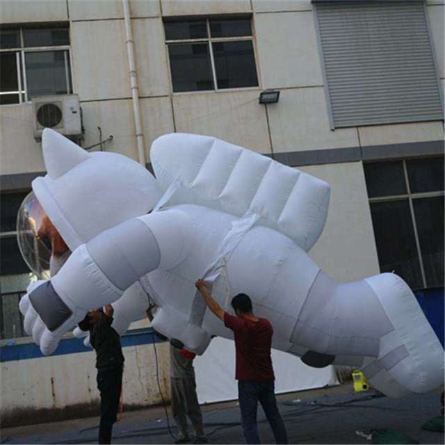 Custom Astronaut Cat Inflatable Decoration for Mall Display Decoration | Professional Inflatable Factory Manufacturer