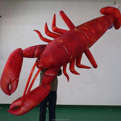 LED Illuminated Lobster Inflatable Sculpture for Mall Display Decoration | OEM Inflatable Factory
