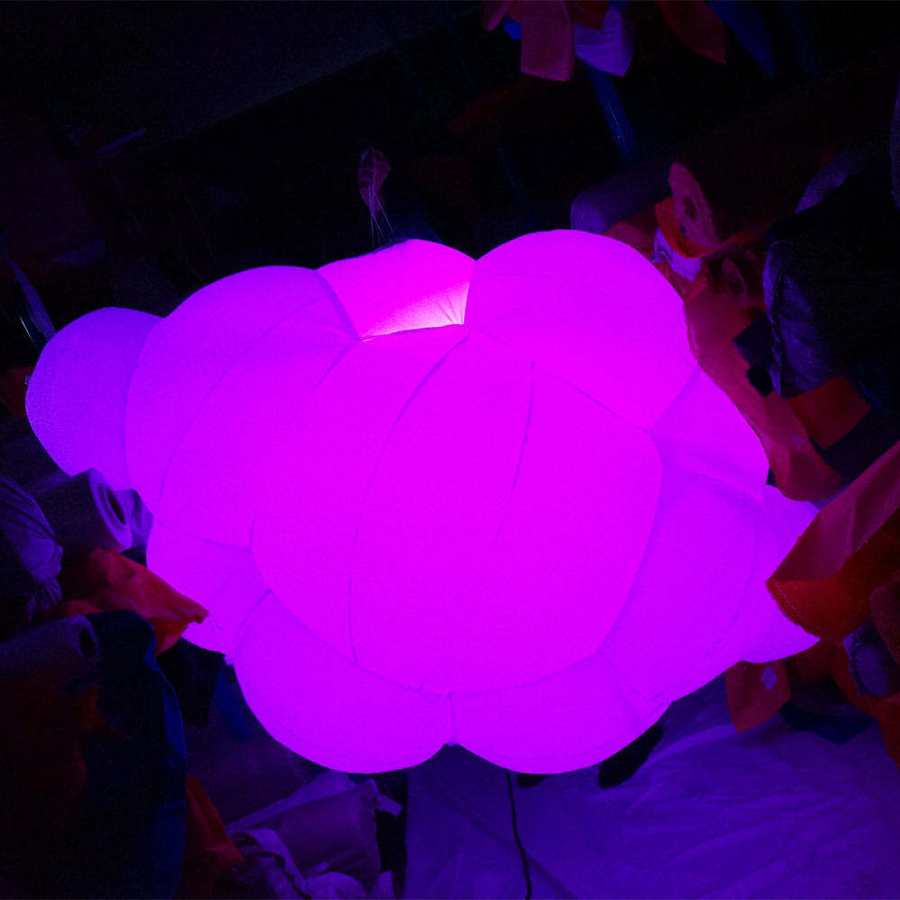 Custom Floating LED Cloud Inflatable for Festival and Event Display Decoration | OEM Inflatable Factory
