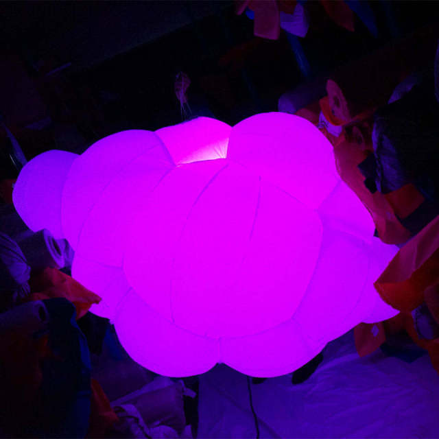 Custom Floating LED Cloud Inflatable for Festival and Event Display Decoration | OEM Inflatable Factory
