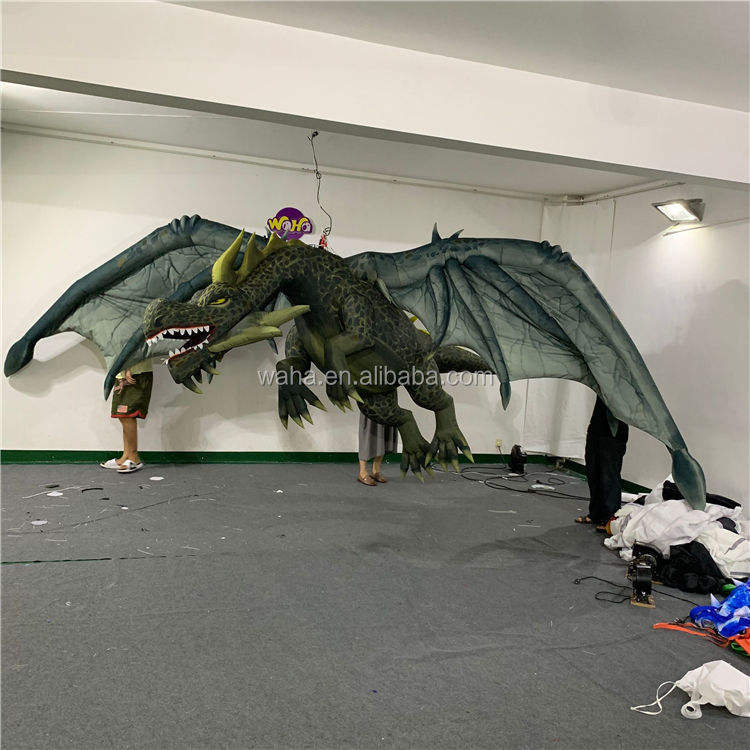 LED Hanging Inflatable Western Dragon Light up Decoration Meichen Night Event Advertising Inflatable Factory Direct Supply