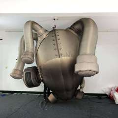 Custom Inflatable Futuristic Gas Mask Sculpture Meichen Exhibition Event Promotion Inflatable Factory Direct Supply