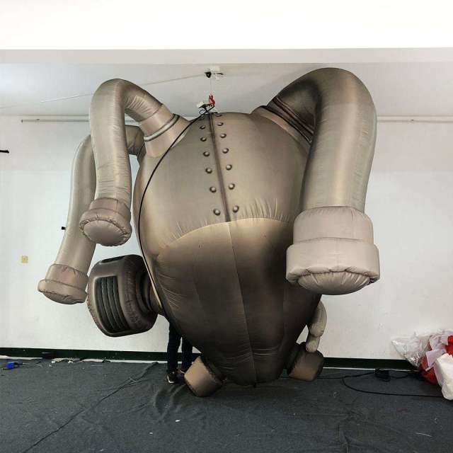 Custom Inflatable Futuristic Gas Mask Sculpture Meichen Exhibition Event Promotion Inflatable Factory Direct Supply