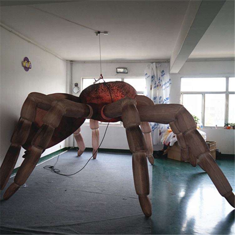 Custom LED Giant Realistic Spider Inflatable Decoration for Halloween Display Decoration | Professional Inflatable Factory