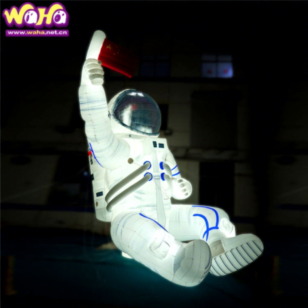Custom Giant LED Astronaut Inflatable Decoration for Mall Event Display Decoration  Professional Inflatable Factory Manufacturer
