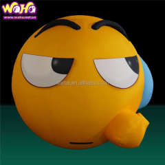 Custom Smiley Bean Face Inflatable Mascot for Exhibition Display Decoration | Direct Inflatable Factory