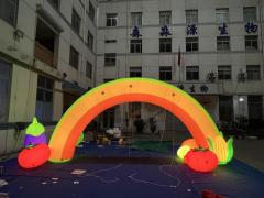 LED Inflatable Tropical Fruit Arch Prop Meichen Beach Party Event Inflatable Factory Direct Supply