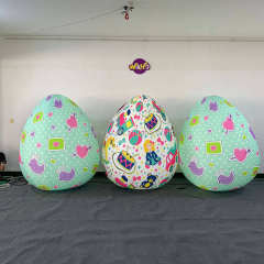 LED Inflatable Easter Egg Decoration Light up Meichen Festival Event Advertising Inflatable Factory Direct Supply