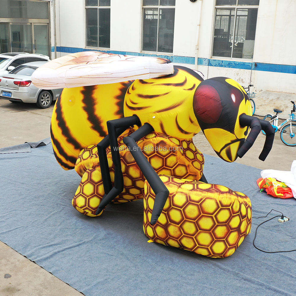 Custom Giant Bee Inflatable Decoration for Event Display Decoration | Professional Inflatable Factory Manufacturer