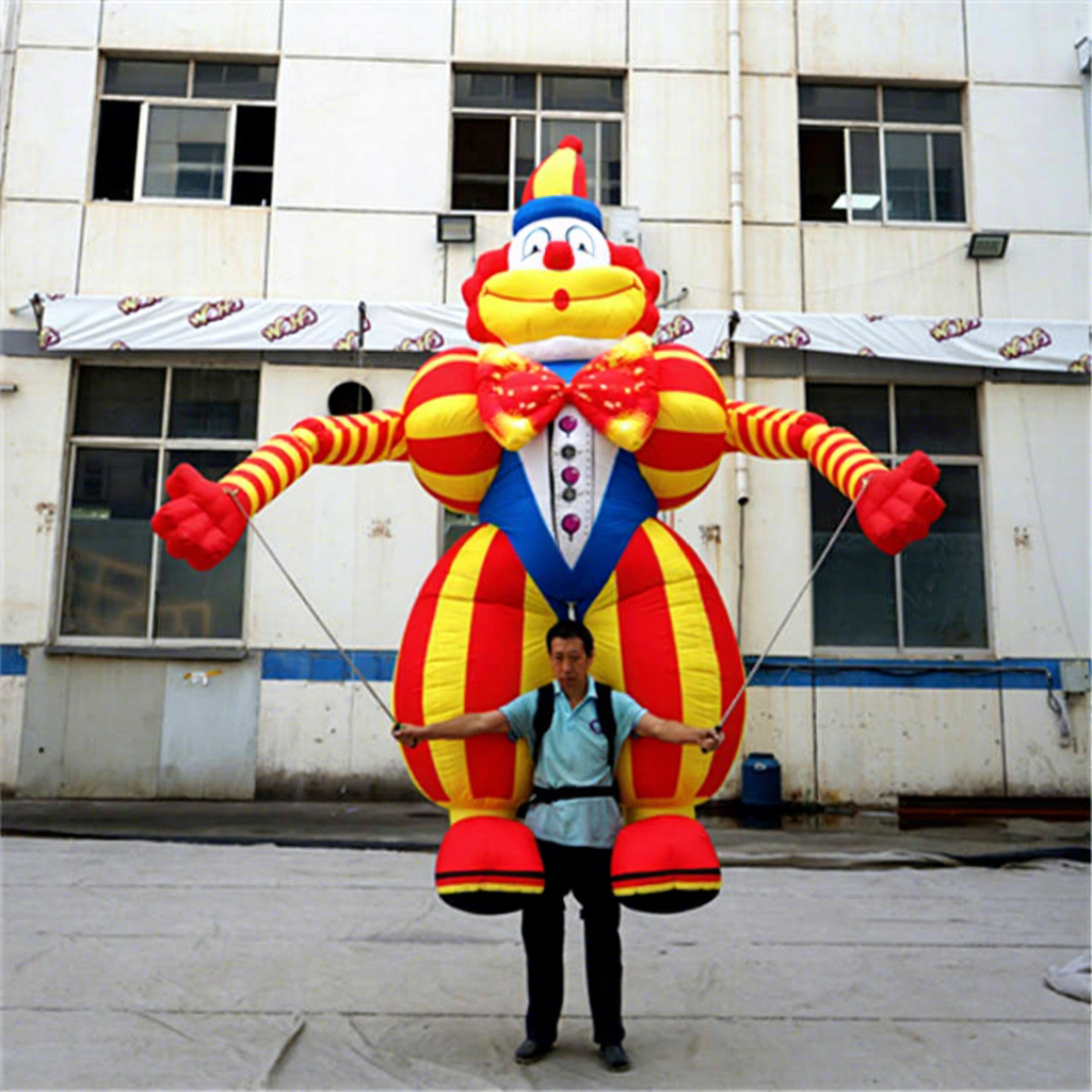 Inflatable Clown Parade Costume Meichen Event Promotion Advertising Inflatable Factory Direct Supply