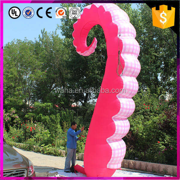 LED Illuminated Octopus Tentacle Inflatable Sculpture for Mall Display Decoration | OEM Inflatable Factory