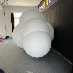 Custom LED Hanging Cloud Inflatable Decoration for Mall Event Display Decoration | Professional Inflatable Factory Manufacturer