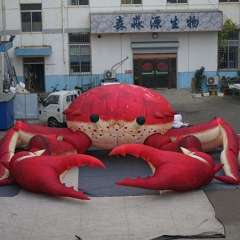 Realistic Ocean Crab Inflatable Sculpture for Festival Display Decoration | OEM Inflatable Factory