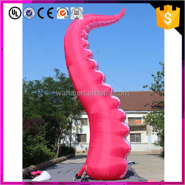 LED Illuminated Octopus Tentacle Inflatable Sculpture for Mall Display Decoration | OEM Inflatable Factory