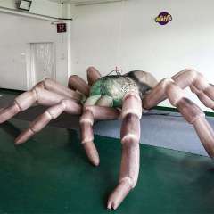 Illuminated Realistic Tarantula Inflatable Sculpture for Festival Display Decoration | OEM Inflatable Factory