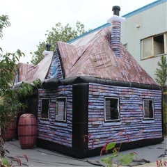 Giant Inflatable Log Cabin Model Meichen Exhibition Event Decoration Inflatable Factory Direct Supply