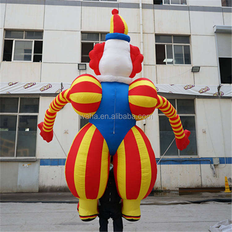 Inflatable Clown Parade Costume Meichen Event Promotion Advertising Inflatable Factory Direct Supply