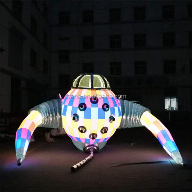 Custom LED Futuristic Spaceship Inflatable Decoration for Event Display Decoration  Professional Inflatable Factory Manufacturer