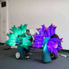Custom LED Coral Flower Inflatable Decoration for Mall Display Decoration | Professional Inflatable Factory Manufacturer