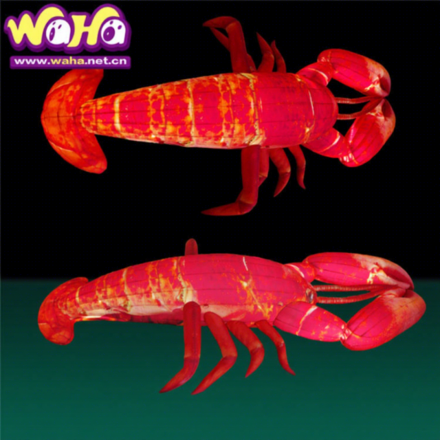LED Illuminated Lobster Inflatable Sculpture for Mall Display Decoration | OEM Inflatable Factory