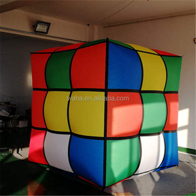 Inflatable Magic Cube Decoration Meichen Outdoor Event Display Advertising Inflatable Factory Direct Supply
