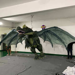 LED Hanging Inflatable Western Dragon Light up Decoration Meichen Night Event Advertising Inflatable Factory Direct Supply