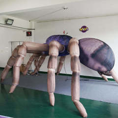 Illuminated Realistic Tarantula Inflatable Sculpture for Festival Display Decoration | OEM Inflatable Factory