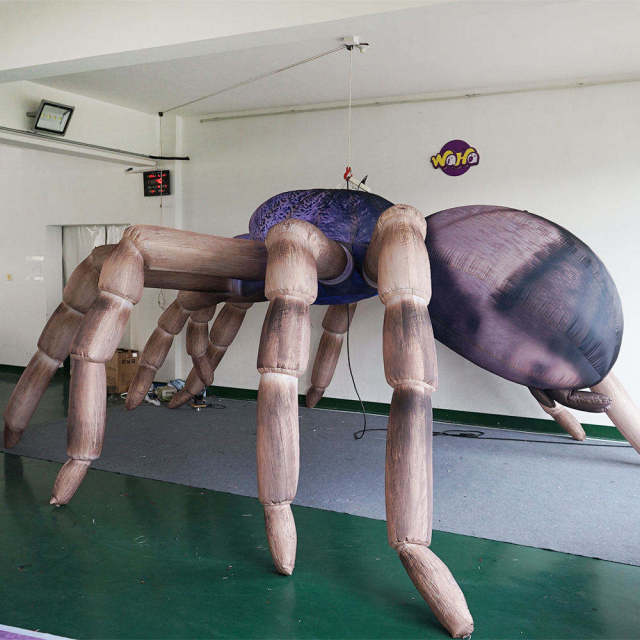Illuminated Realistic Tarantula Inflatable Sculpture for Festival Display Decoration | OEM Inflatable Factory
