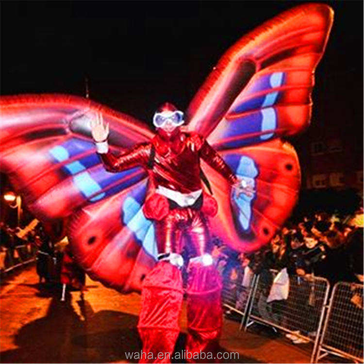 Inflatable Butterfly Fairy Costume Meichen Festival Parade Performance Inflatable Factory Direct Supply