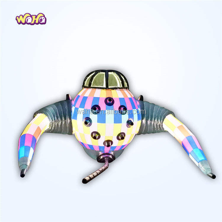 Custom LED Futuristic Spaceship Inflatable Decoration for Event Display Decoration  Professional Inflatable Factory Manufacturer