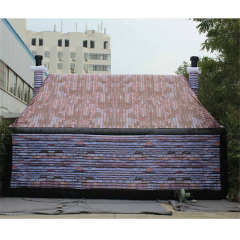 Giant Inflatable Log Cabin Model Meichen Exhibition Event Decoration Inflatable Factory Direct Supply