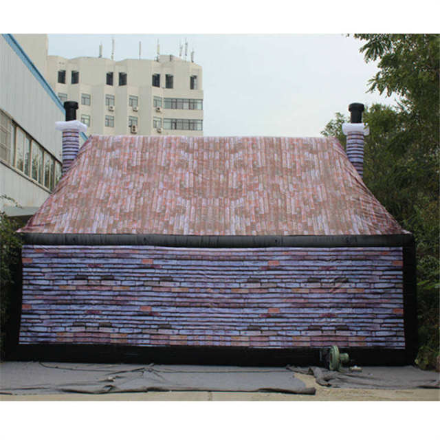 Giant Inflatable Log Cabin Model Meichen Exhibition Event Decoration Inflatable Factory Direct Supply