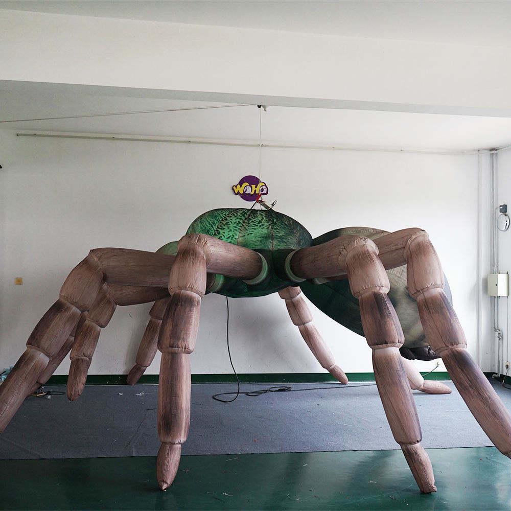 Illuminated Realistic Tarantula Inflatable Sculpture for Festival Display Decoration | OEM Inflatable Factory