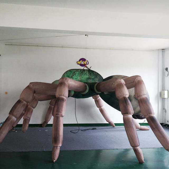 Illuminated Realistic Tarantula Inflatable Sculpture for Festival Display Decoration | OEM Inflatable Factory