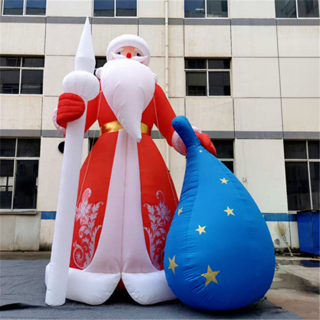 Inflatable Santa Claus Decoration Meichen Christmas Event Display Advertising Inflatable Factory Direct Supply